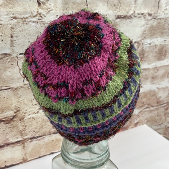 Rising Tide Colorful Knit Beanie - Picture 3 of 12